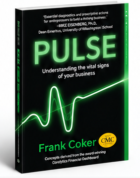Three-dimensional presentation of the book Pulse: Understanding the Vital Signs of Your Business